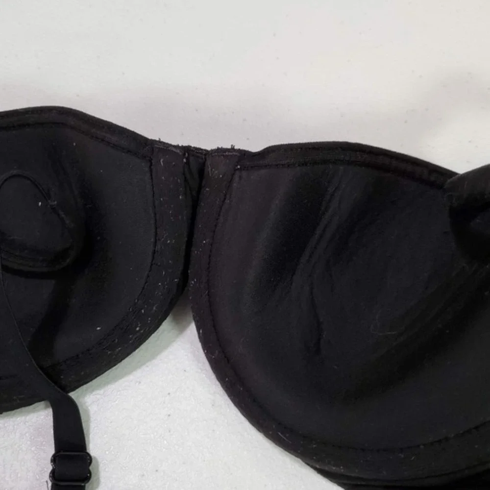 Victoria's Secret Women Bra 34B Black Body by Lined Demi Underwire‎ Lace